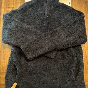 🖤 NWT SKIMS Cozy Knit Pullover Jacket - ONYX - S/M 🖤